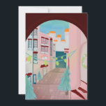 Cartão De Festividades Diversão Portuguesa Feliz Natal<br><div class="desc">deseje aos seus entes queridos um feriado alegre com estes cartões de Natal portugueses encantadores e ilustrados à mão.</div>