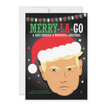 Divertido Natal La Go Trump Pun Christmas  
