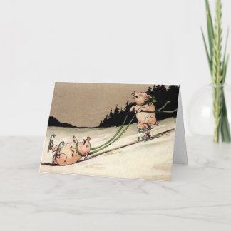 CARTÃO DE FESTIVIDADES DIVERTIMENTO DO INVERNO