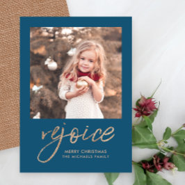 Cartão De Festividades Divirta-se e fique feliz foto russa azul