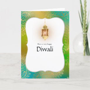 Cartão De Festividades Diwali Family Photo Greeting