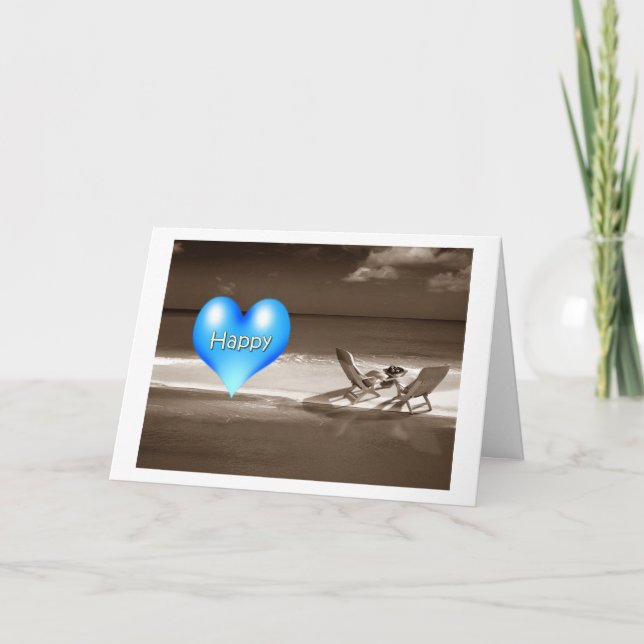 CARTÃO DE FESTIVIDADES DO FÉRIO FELIZ DA PRAIA/ANO NOVO (Frente)