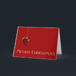 CARTÃO DE FESTIVIDADES "DO MEU CORAÇÃO AO SEU CORAÇÃO" FELIZ NATAL<br><div class="desc">OBRIGADO POR PASSAR POR UMA DAS MINHAS OITO LOJAS!</div>