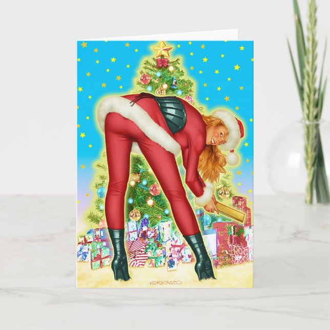 Cartão De Festividades Do "presentes Natal " (Frente)