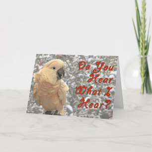 Cartão De Festividades Do You Hear