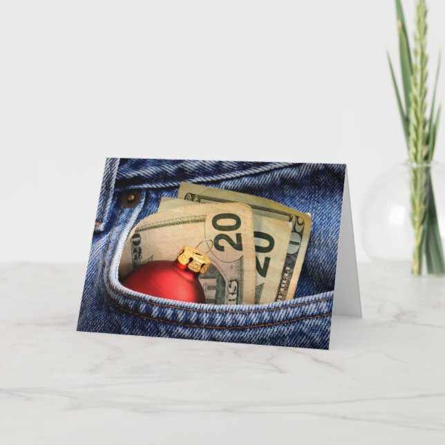 Cartão De Festividades Doação do Natal (Frente)