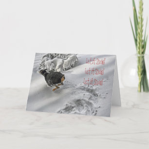 Cartão De Festividades Doberman Holiday Bliss Greeting Card