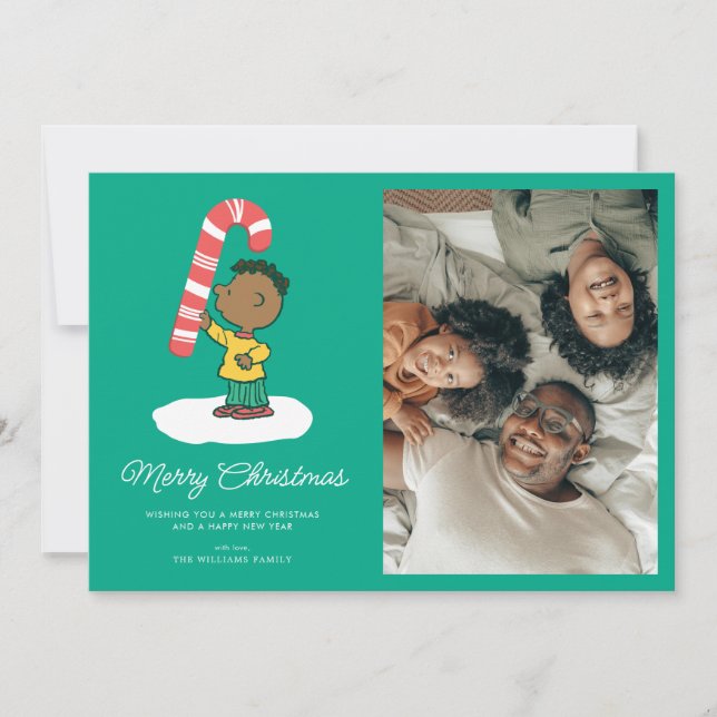 Cartão De Festividades Doce de Hortelã Franklin (Frente)