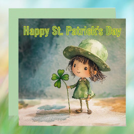 Cartão De Festividades Doce Dia de São Patrício