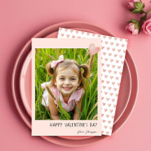 Doce Rosa de São Valentim Coração Pintado à Mão