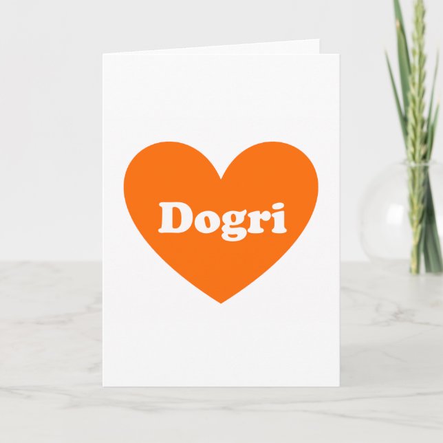 Cartão De Festividades Dogri (Frente)
