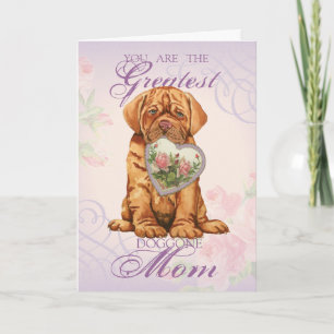 Cartão De Festividades Dogue Heart Mãe
