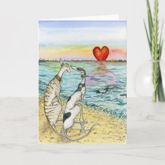 Cartão De Festividades "Dois barcos de papel "