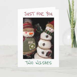 CARTÃO DE FESTIVIDADES DOIS DESEJOS=**NATAL DE MERCADO **FELIZ ANO NOVO**