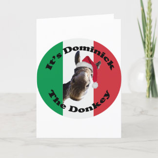 Cartão De Festividades dominick o burro