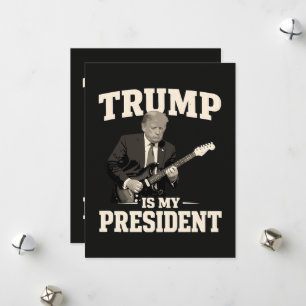 Cartão De Festividades Donald Trump É Meu Presidente