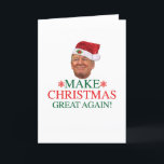 Cartão De Festividades Donald Trump - faça o excelente do Natal outra vez<br><div class="desc">Donald Trump - faça o excelente do Natal outra vez cardar</div>