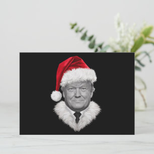Cartão De Festividades Donald Trump Natal Engraçado Dom do Papai Noel
