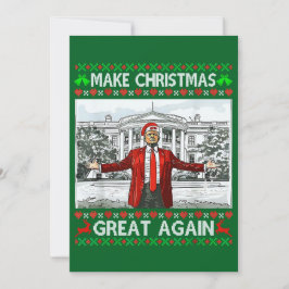 Cartão De Festividades Donald Trump Santa Hat Faz Excelente De Natal Nova