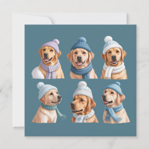 Cartão De Festividades Dono de Cães Amante do Retriever Dourado de Natal