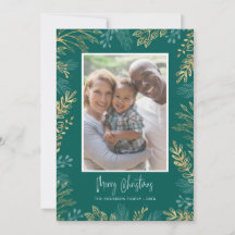 Dourada vegetação natalícia no Teal 2 Foto