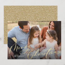 Dourado Elegante Moderno Feliz Natal