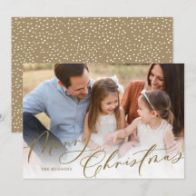 Dourado Elegante Moderno Feliz Natal