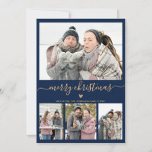 Dourado minimalista elegante e Marinho 4 Foto Nata