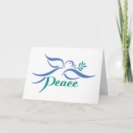 Cartão De Festividades Dove Peace
