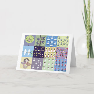 Cartão De Festividades Doze dias do Natal