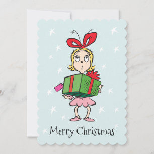 Cartão De Festividades Dr. Seuss Cindy-Lou Who - Presente