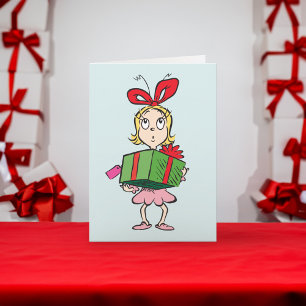Cartão De Festividades Dr. Seuss Cindy-Lou Who - Presente