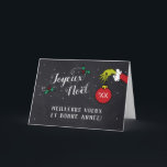 Cartão De Festividades Dr. Seuss | Grinch - Feliz Natal<br><div class="desc">Celebre as festas de fim de ano com o Dr. Seuss este ano enviando para todos os seus familiares e amigos este cartão de Natal moderno em lousa com o Grinch. Personalize adicionando sua mensagem de Natal personalizada.</div>