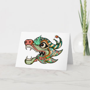Cartão De Festividades dragão