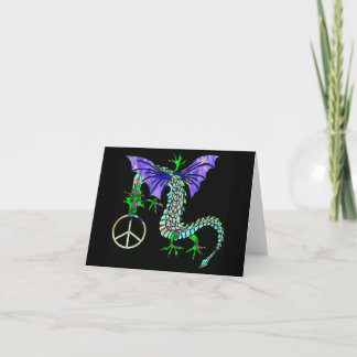 Cartão De Festividades Dragão da paz