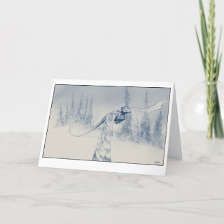 Cartão De Festividades Dragão de Inverno