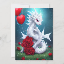 Dragão do Amor do Namorados Branco