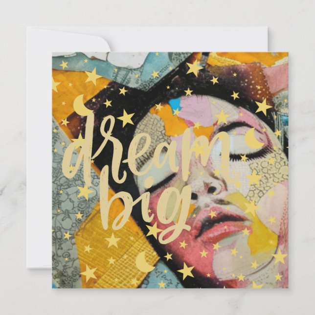Cartão De Festividades Dream Big (Frente)