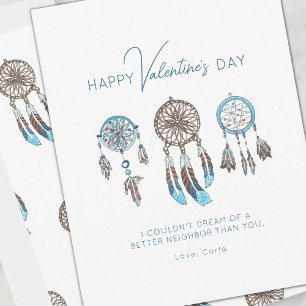 Cartão De Festividades Dream Catcher Neighbor Valentine Holiday Card