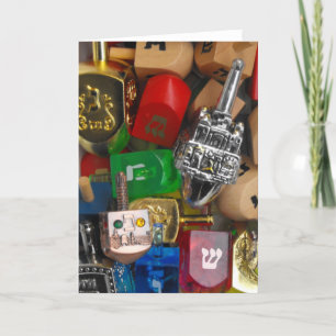 Cartão De Festividades Dreidels