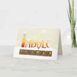 Cartão De Festividades Drives Imbolc