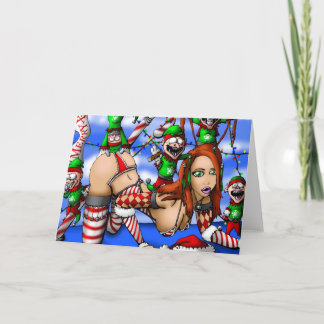 Cartão De Festividades Duendes, duendes, e mais duendes