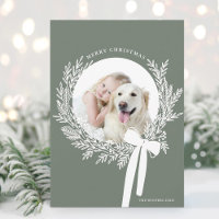 Dusty Green e White Christmas Wreath (Terra de Nat