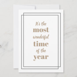 Cartão De Festividades É a época mais maravilhosa do ano