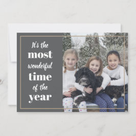 Cartão De Festividades É a época mais maravilhosa do ano.