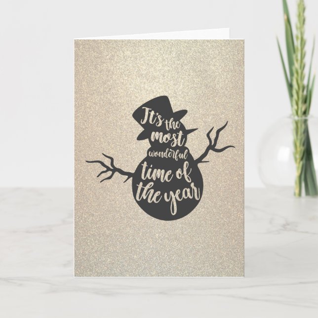 Cartão De Festividades É a época mais maravilhosa do ano (Frente)