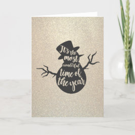Cartão De Festividades É a época mais maravilhosa do ano