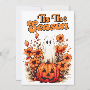 Cartão De Festividades É a Temporada do Halloween