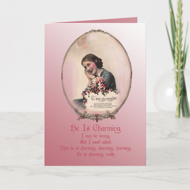 Cartão De Festividades É encantador (Frente)