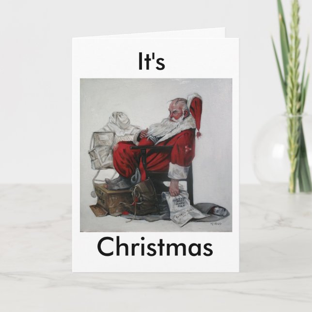 Cartão De Festividades É Natal (Frente)